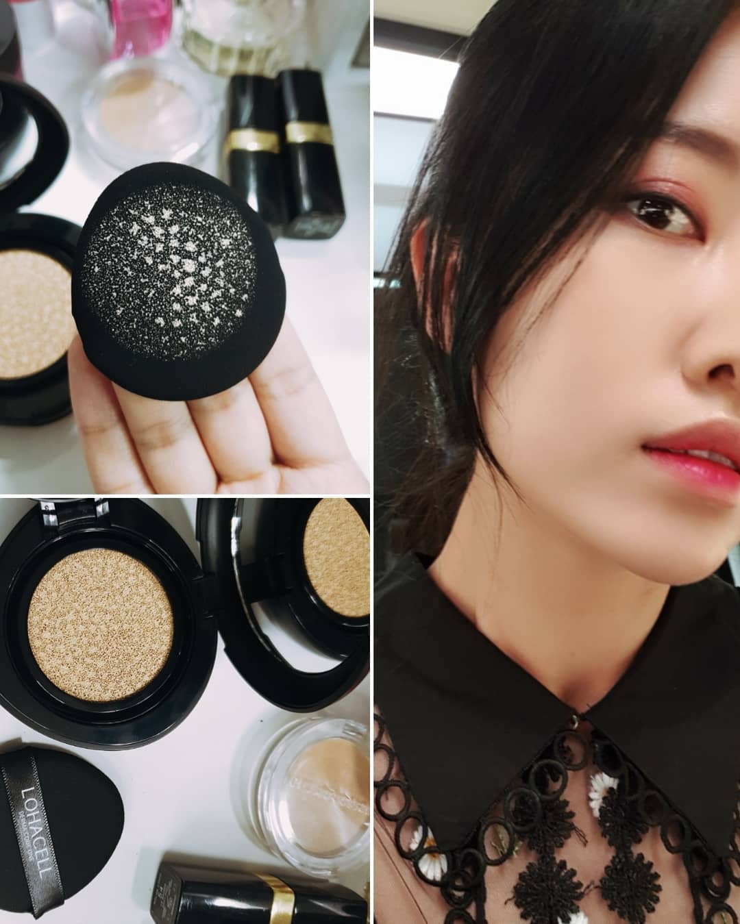 U.R on Instagram: “앰플맛집 #로하셀 에서 나온 #지속력갑 👍🏻 #조약돌쿠션 을 사용해보았어요 ⠀ 지성피부인 저에게 딱 맞는 #리얼피팅쿠션 48시간 무너지지 않는 #쿠션추천 HDReal-fitting System 이 가볍고 촘촘하게 밀착되어 무너짐 없는 매끈한 피부를…”