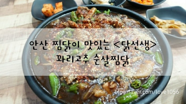 안산찜닭맛집 닭선생 닭요리전문점