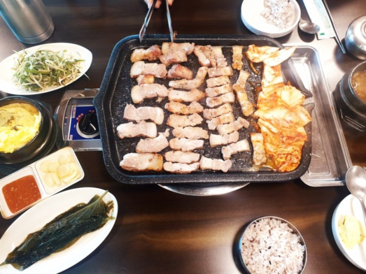 [여주][여주테마파크][여주맛집][숲을 그리다] 참숯 초벌구이 '하르방'