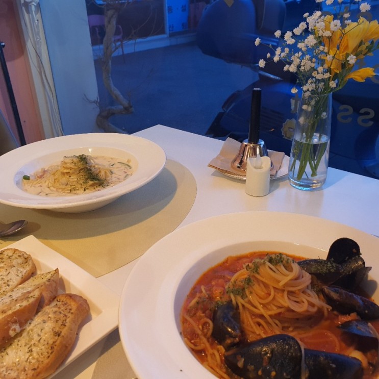 덕이동 파스타 맛집 :) 데이트코스로 분위기 좋은 레미니스 키친&디저트