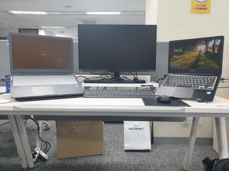 [티이스마트] 노트북 두대 사용시 듀얼용 모니터 HDMI 3포트 선택기로 공유하기