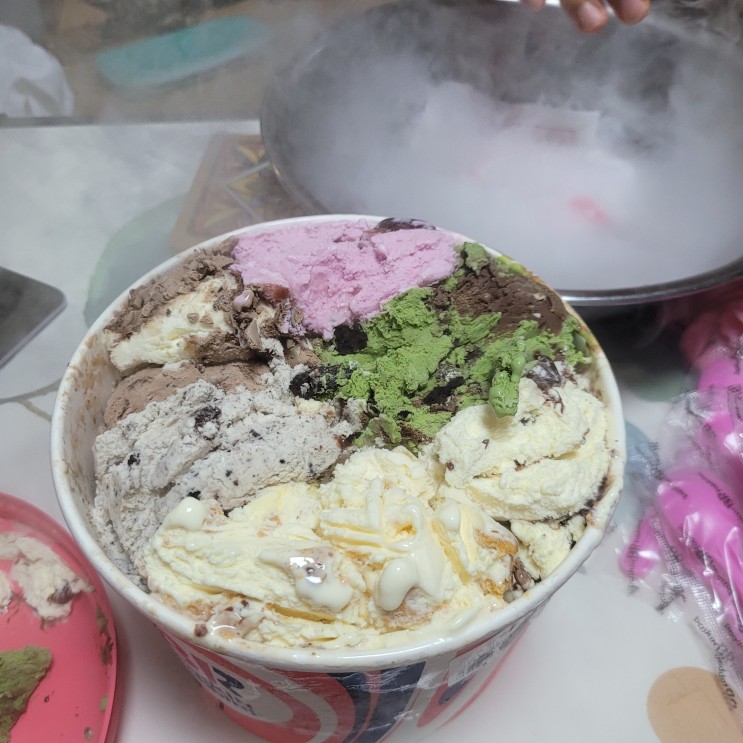 [용인시/ 보정동 맛집] 배스킨라빈스 31 죽전 꽃메 마을점 (배라) 하프갤런 배달 후기 및 맛 추천 - 베라 합리적으로 사 먹는 방법