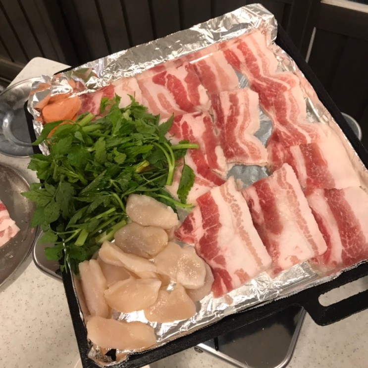 교대역 냉삼 관자 미나리 삽합 맛집, 괸당집 교대직영점 ♥