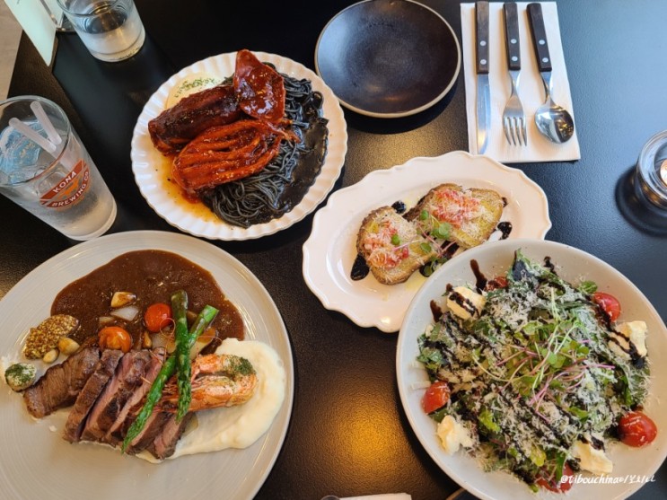 울산 삼산 파스타 맛집 헤이다이닝에서 파스타,스테이크,샐러드 맛있게 냠냠