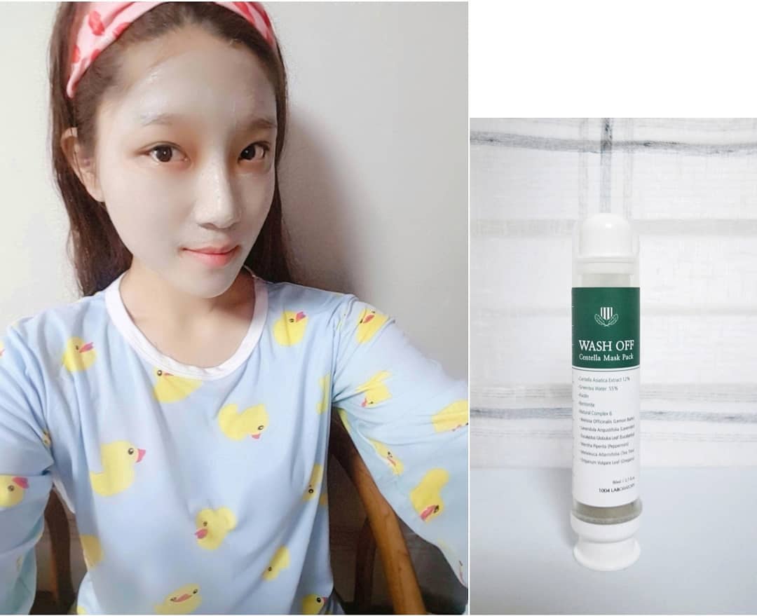 Yerim Park on Instagram: “☘워시오프 센텔라 마스크팩☘ 단 10분 투자로 깨끗하고 촉촉한 무결점 피부로 변신!! ⠀⠀⠀⠀ 요즘 일주일에 두 번은 꼭 챙겨서 하는 워시오프팩인데  진짜 生 병풀잎&녹차잎을 갈아넣어서 각질관리, 모공수렴, 보습진정 거기다 유수분 밸런스 조절까지 한…”
