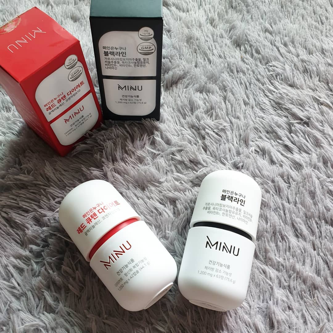 다윤맘 on Instagram: “다이어트 시작 - #미누블랙라인 으로 체지방감소하고 #미누레드큐텐 으로 다이어트 효과 Up ‼…”