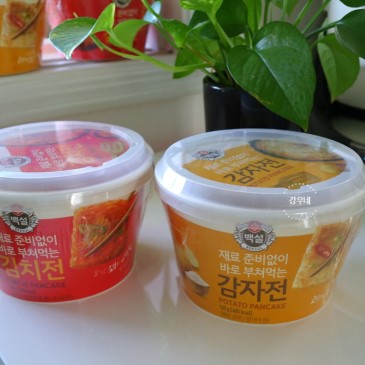 CJ 백설 컵전, 김치전/감자전만들기, 초보전요리 리얼후기