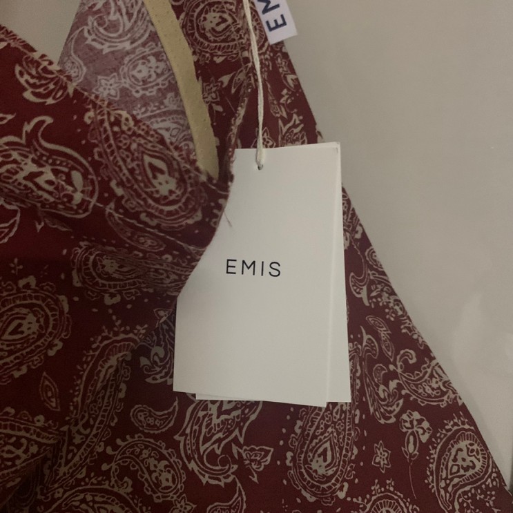 <남돈남산 선물리뷰> 이미스 에코백 / EMIS 에코백 / 페이즐리 레드