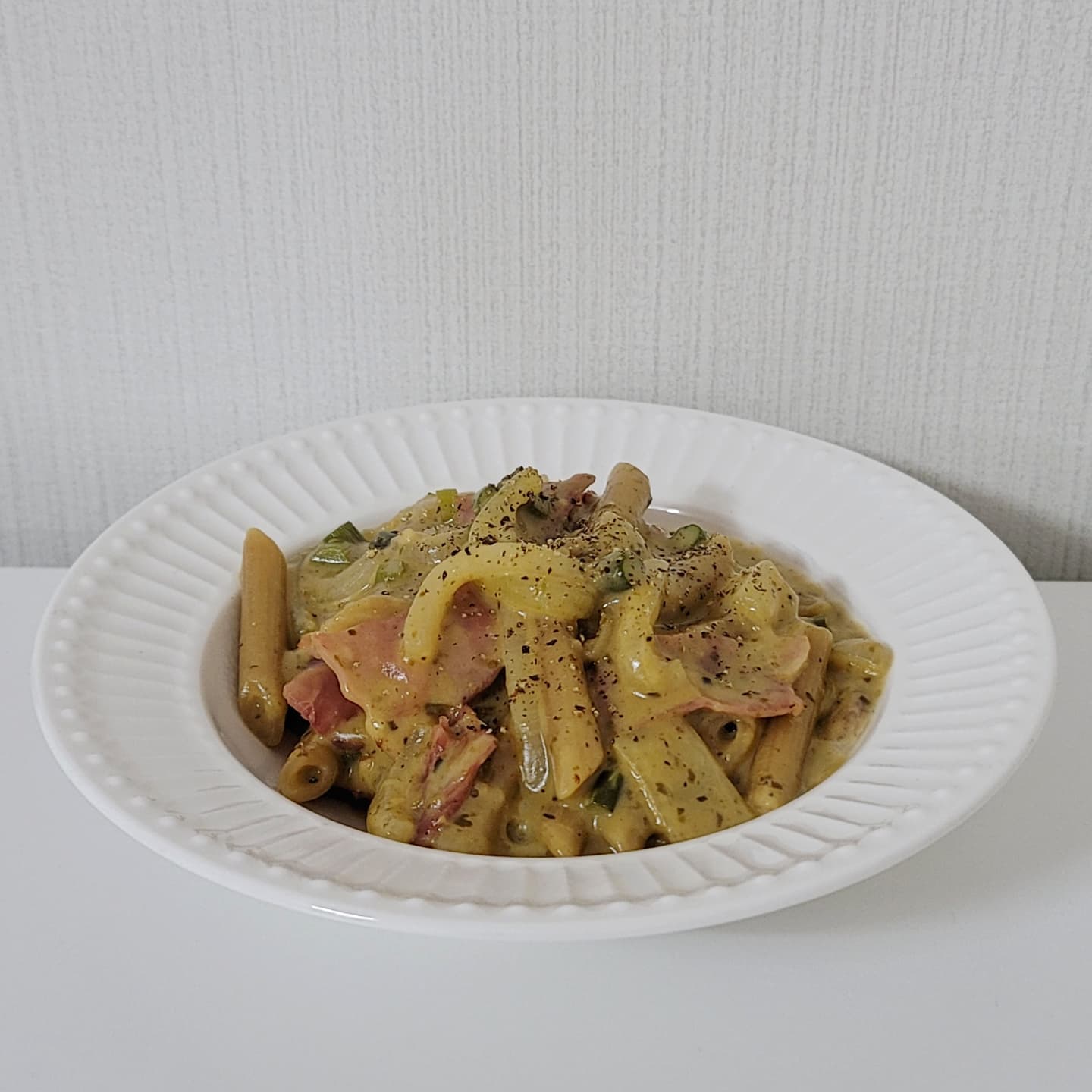 ⠀
🍽바질 두유크림 파스타

주말 보내기 전에 든든히 배 채우기😋
내 주말 다 어디로 간거지🥲