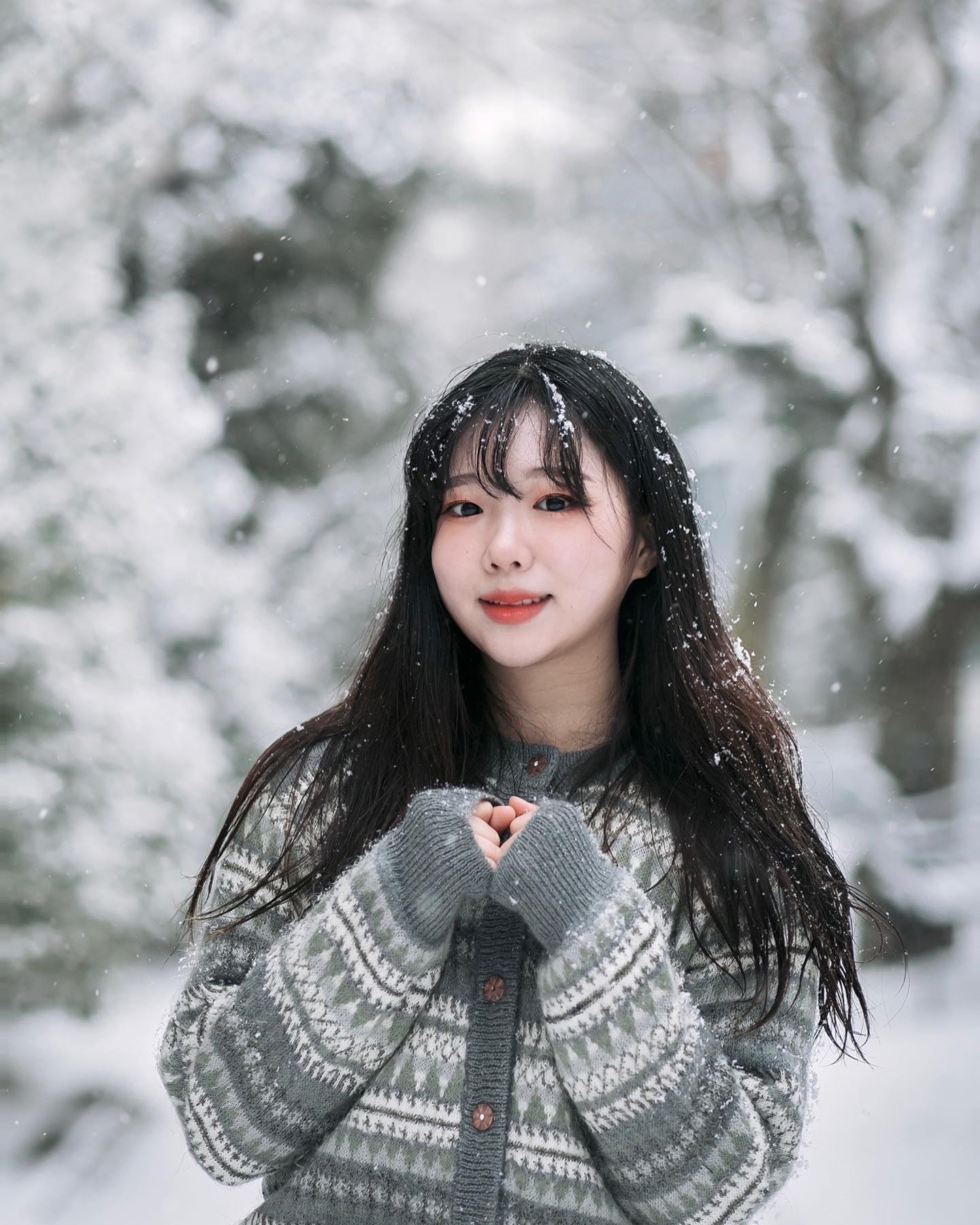 나랑 눈 사람 만들래? ☃️