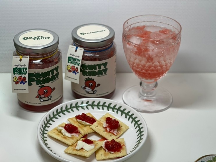 달달구리 과일청으로 홈카페 준비하기🍓 (과일청 추천, 수제청, 프루티프라이데이)