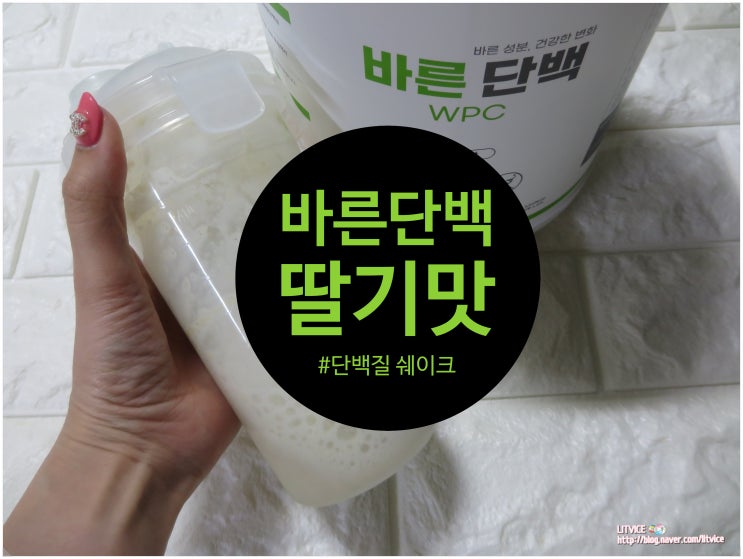 맛있는 단백질 쉐이크 대용량 바른 단백이면 돼요