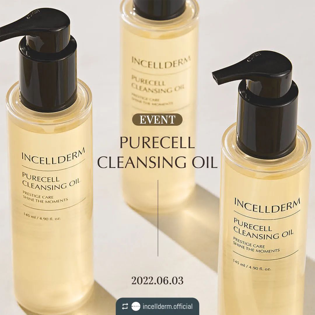 incellderm.official by easy_repost_app
----------------------------------------
🌱
[EVENT]
세안 후에 더욱 빛나는
PURECELL CLEANSING OIL
2022년 6월 3일 출시!
⠀
기분 좋은 도톰한 텍스처로
피부에 남아있는 메이크업과 
마일드한 사용감의 클렌징 오일
⠀
인셀덤 퓨어셀 클렌징 오일의
출시 축하 댓글을 달아주세요!

✔️ 참여방법
1. incellderm.official 팔로우와 게시물 좋아요 꾸욱!
2. 퓨어셀 클렌징 오일 런칭 축하 댓글을 작성하면 끝!
(게시글을 리그램하면 당첨 확률 UP!)

✔ 이벤트 기간 : 6월 1일(수) ~ 6월 6일(월)
✔ 경품 : 퓨어셀 클렌징 오일(5명)
✔ 당첨자 발표 : 6월 9일(목)
⠀
#incellderm #인셀덤 #인셀덤퓨어셀클렌징오일
#순하지만_강력한_세정력
