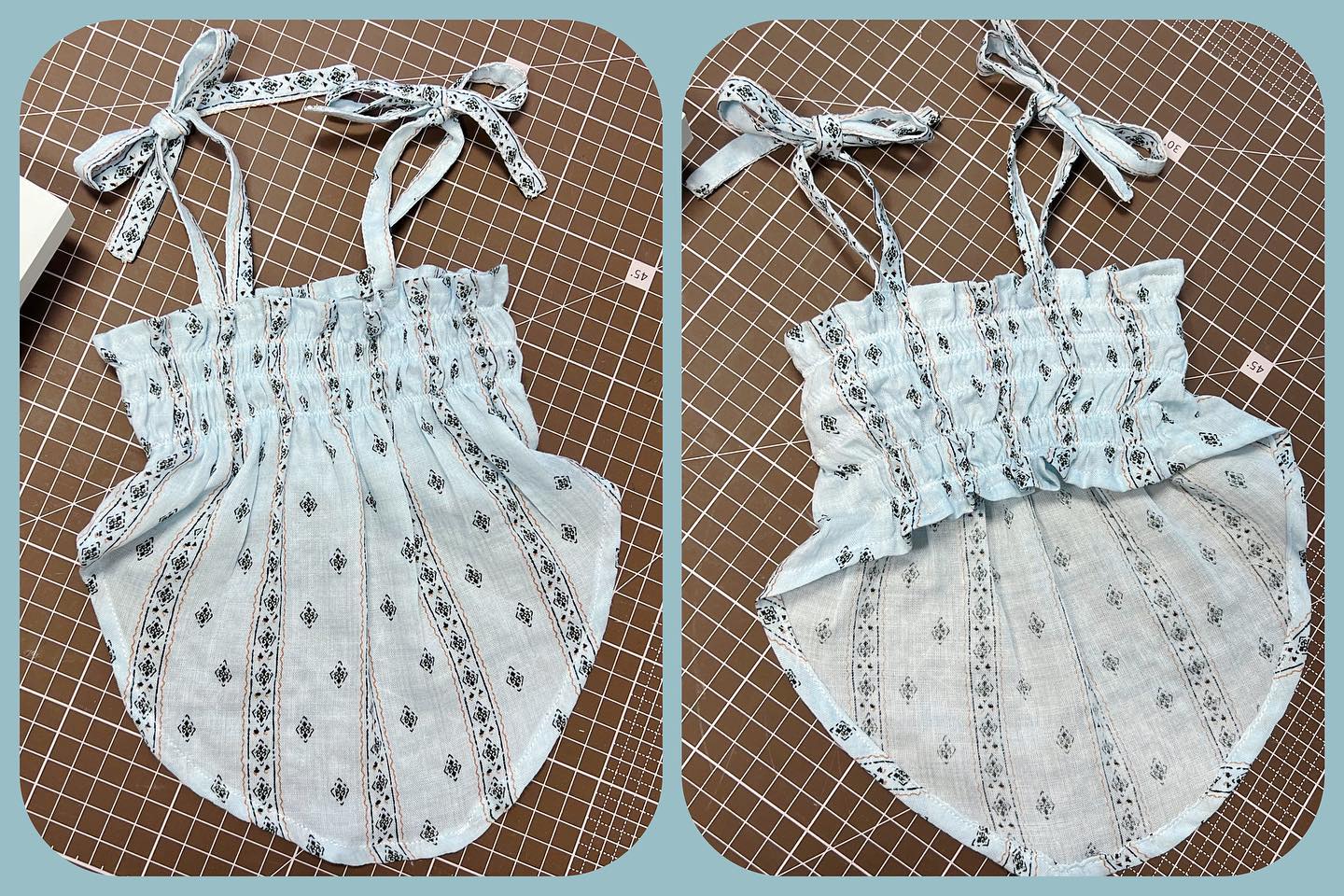 모찌님 조공용 여름 원피스🌻

#애견옷 #애견옷만들기 #강아지드레스 #강아지옷 #강아지옷만들기 #petdress #sewing