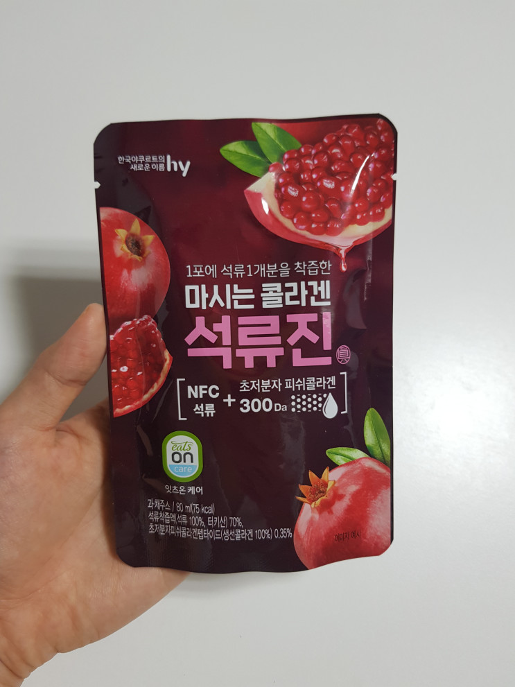 [내돈내산] hy 엄마 시어머니 장모님 선물 '마시는 콜라겐 석류진' 후기 갱년기 피부미용에 좋은