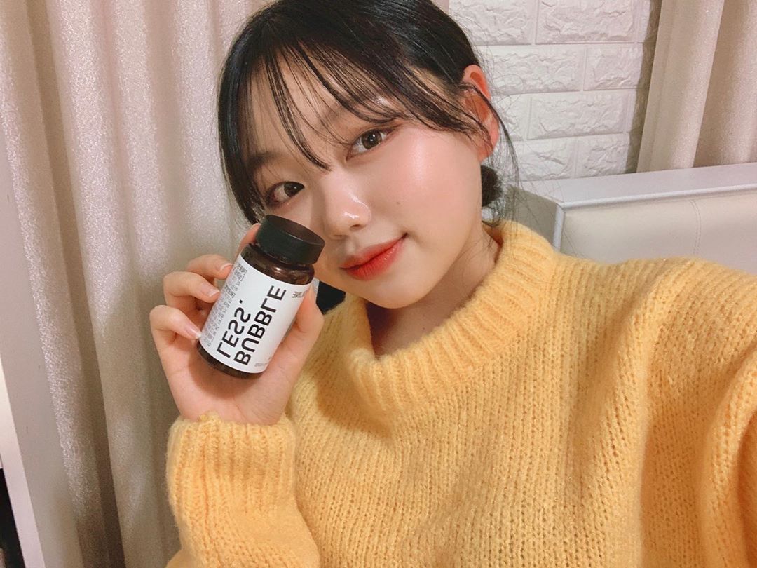 이가인 on Instagram: “혈행개선과 붓기제거에 좋은 #버블레스센시라인 💛”