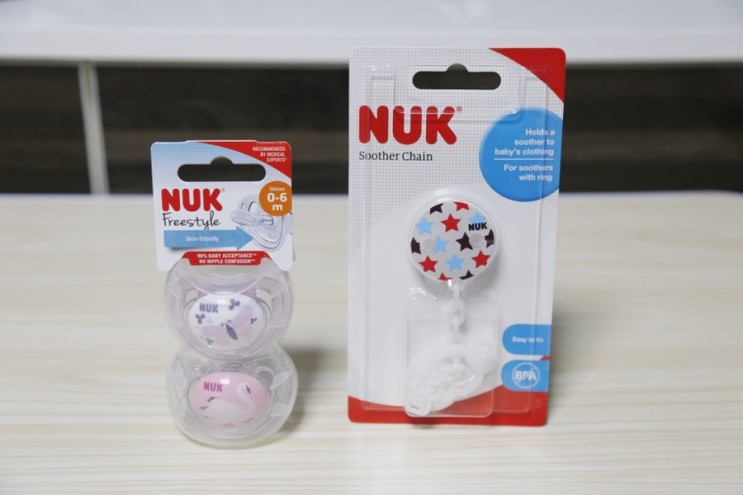 누크[NUK] 신생아노리개젖꼭지&쪽쪽이클립
