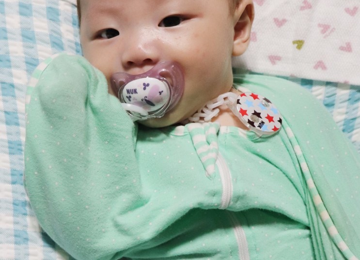 신생아 노리개젖꼭지 누크 쪽쪽이클립