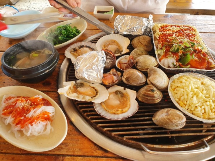 (내돈내산)제부도 선창횟집_조개구이맛집
