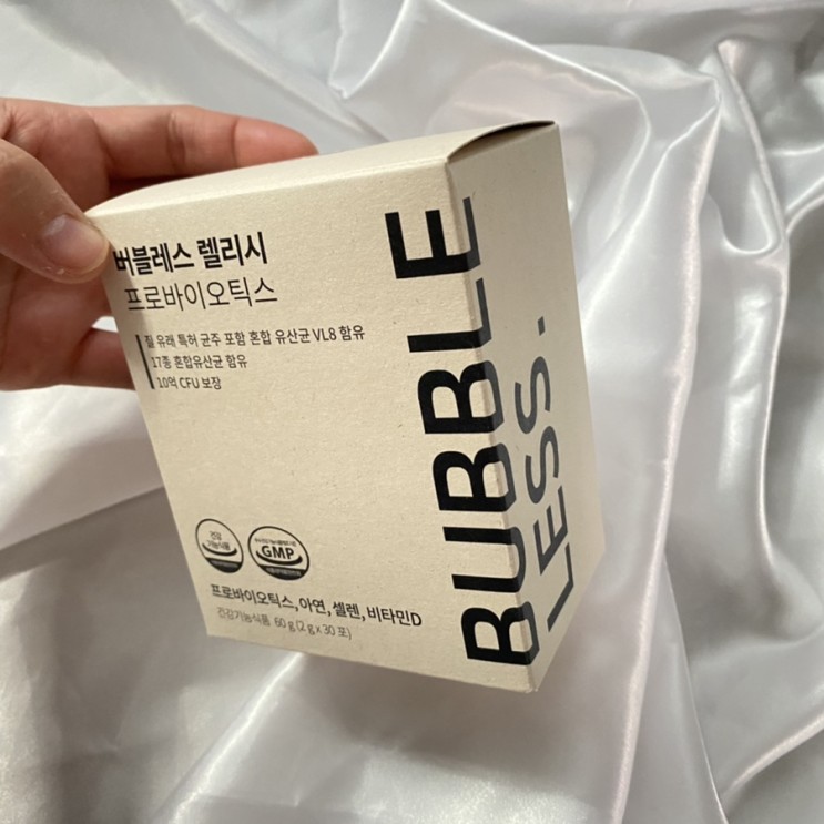 '버블레스 렐리시 프로바이오틱스 + 여성유산균