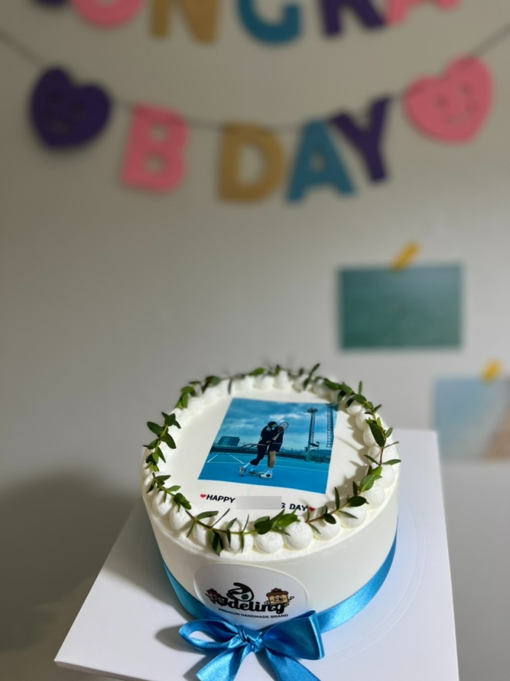 <안양 제이델링 케이크> :: 특별한 포토 생일케이크 주문제작 후기❤️