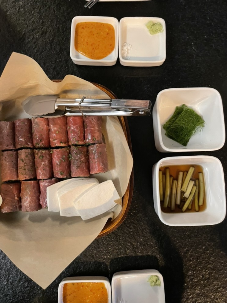 [군자역 맛집 추천] 고기말이 구이를 직접 구우면서 먹는 "키야기"