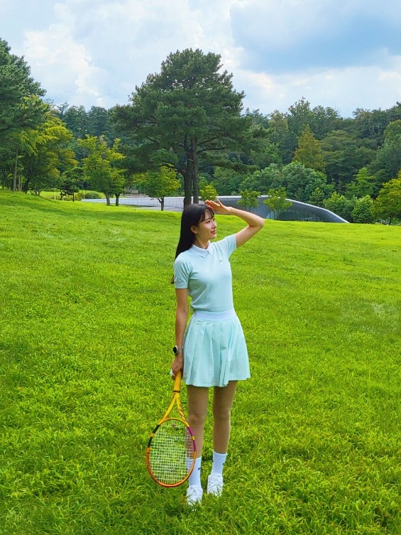운동할때 신기 좋은 사계절 자외선 차단 스타킹 신어봤어요! : 델레고 골프 스타킹 추천 ✨