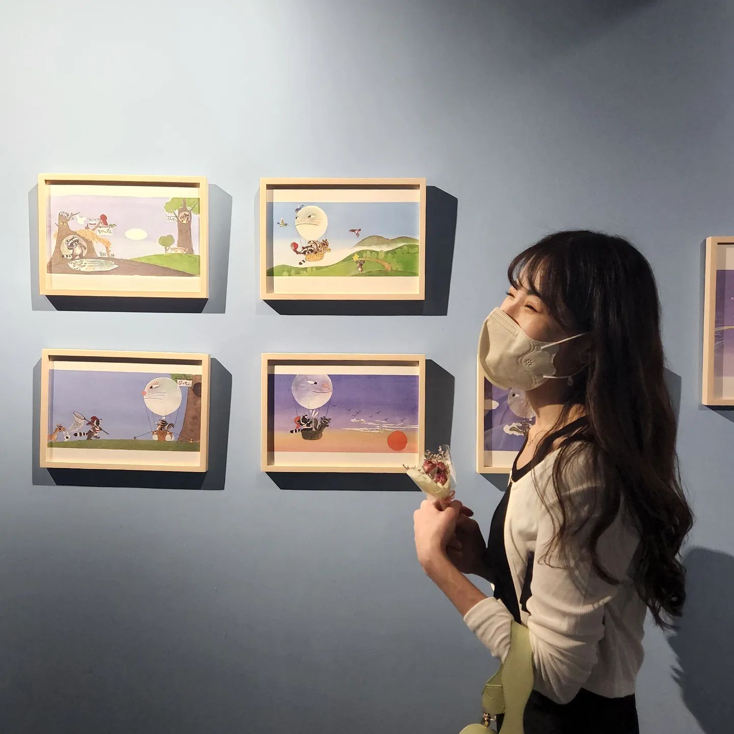 깜짝 꽃 선물 받고 신난거 티내기 🥰