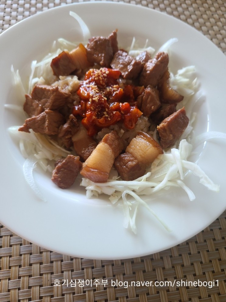 오징어젓갈장조림 비빔밥 by끼닛 불젓갈