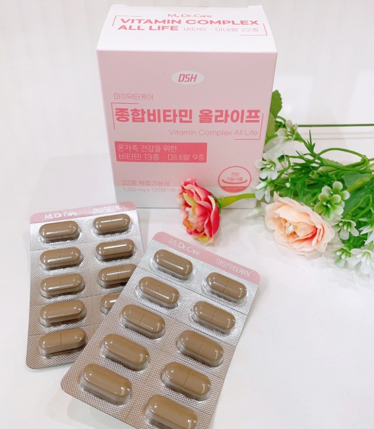[멀티영양제] 마이닥터케어 종합비타민 올라이프, 하루 한캡슐로 30대 건강관리 시작!