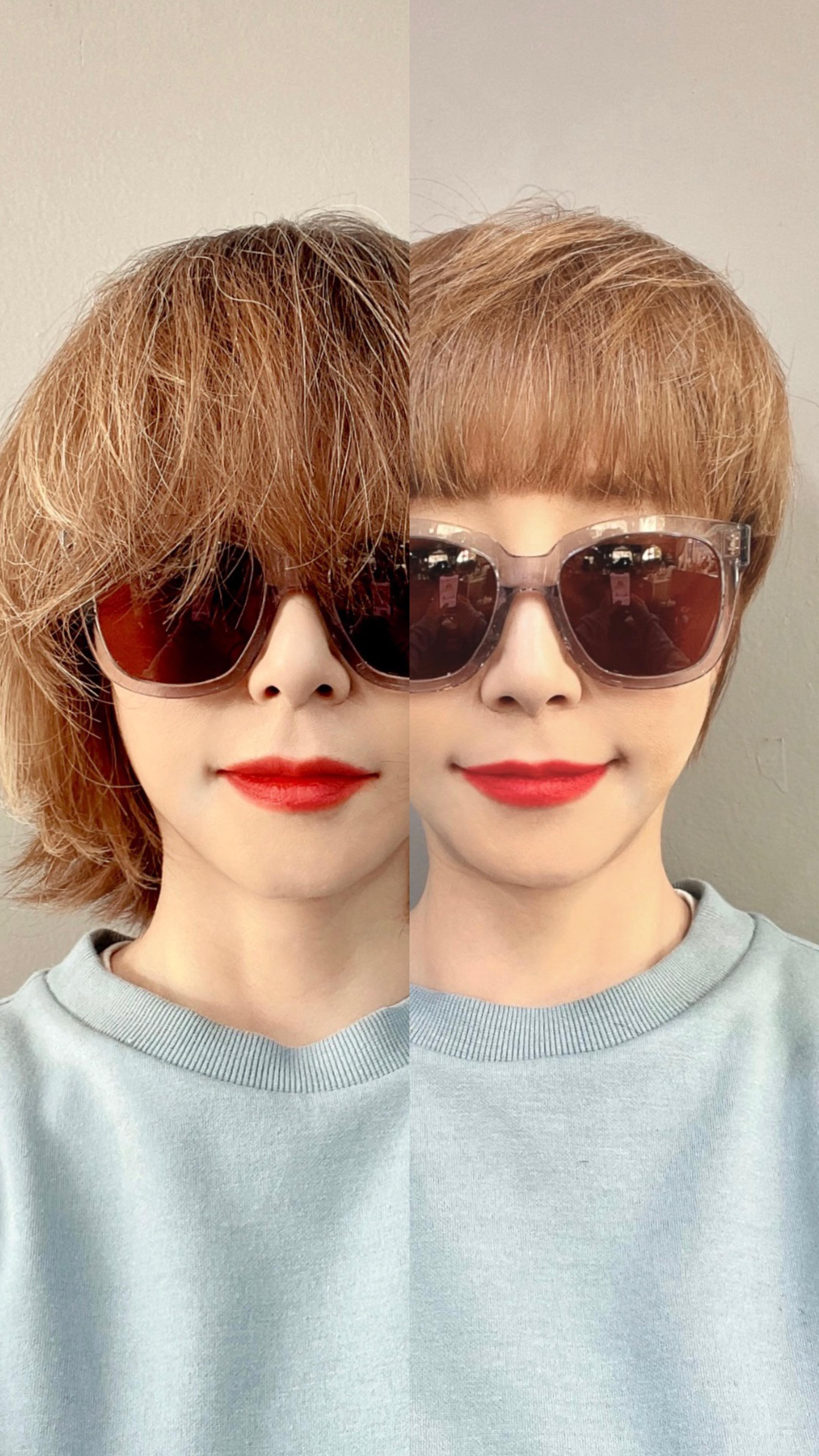 .
약 7개월 만의 벌초 -..- ㅋㅋㅋ
아오 #개운하다 #여자라면 #숏컷 
염색도 너무 잘 나왔냐잉!! 😬🎶
@annie840927 이실장님 최고 

#문정동미용실 #예약제미용실 
#염색맛집 #애쉬브라운 #염색 
#애쉬브라운염색 #염색잘하는곳 
#현대미용실 #여자숏컷 #숏커트
#숏컷추천 #애쉬염색 #꽁치필름 
#꽁치그라피 #권꽁치 #겨울준비