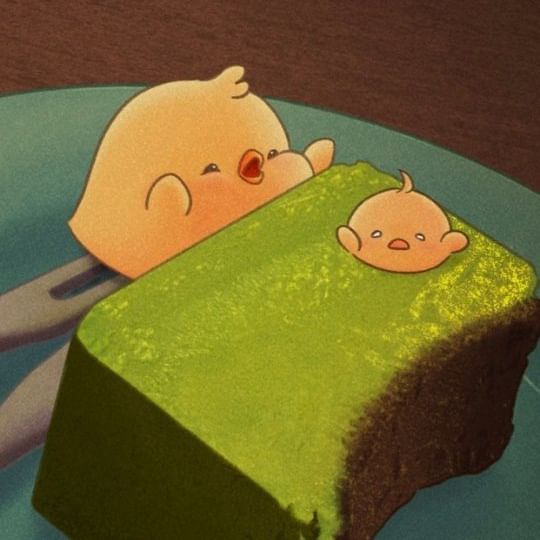 디저트를 깨고 나온 🐣좁뱁들이랑
달다구리 먹으면서 월요일 화이팅!!🍰

.
.
.
#송갈악그림 #치즈케이크 #디저트일러스트