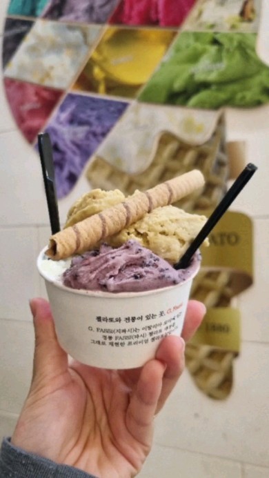#협찬 #지파시 #젤라또

쫀득쫀득 젤라또맛집 지파시🍦
알알이 씹이는 맛까지도 완벽 그자체❤️‍🔥
왜 프리미엄 젤라또라고 하는지 알겠다☺️

#협찬 #지파시 #젤라또 #리조젤라또 #리조네로젤라또 #젤라또프레도 #젤라또맛집 #젤라또카페 #먹스타 #먹방스타그램 #간식