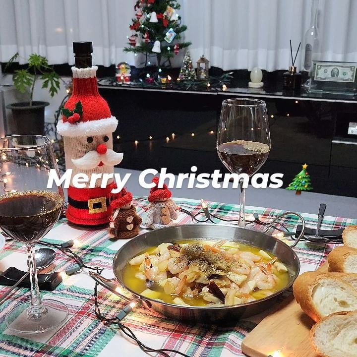 엄마아빠집에서 미리메리크리스마스❤️🎄