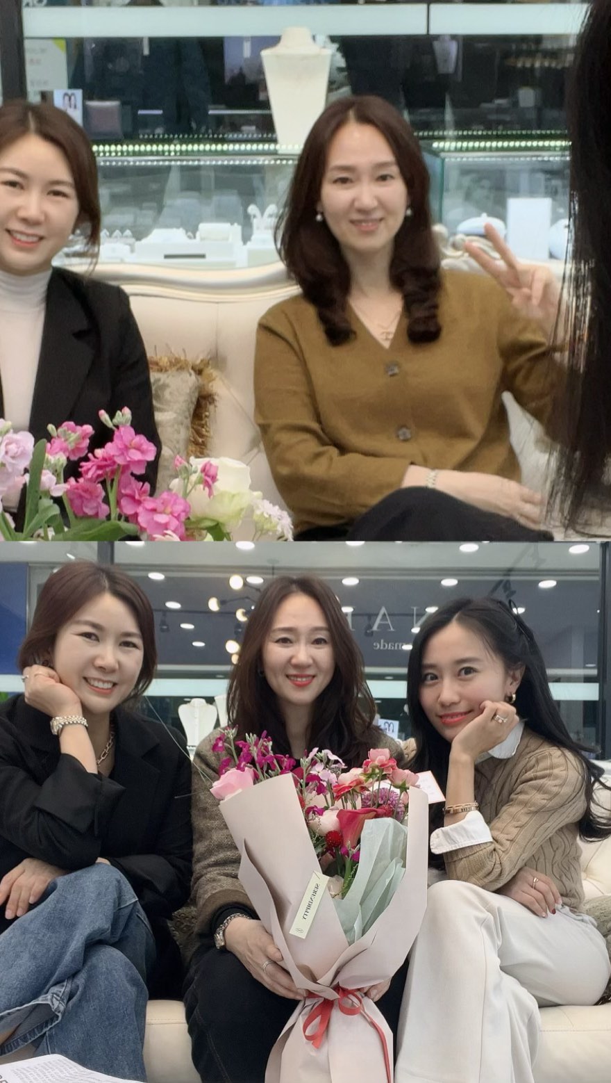 사랑하는 언니들이랑❤️🩷
#매장에서가장행복한1인 
#내가제일행복한직업 
#천생연분언니들이랑