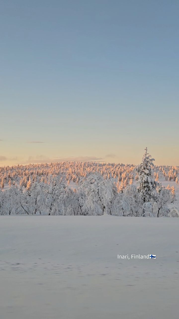 동화 같는 설경❄️ #북극여행 #핀란드 #Finland