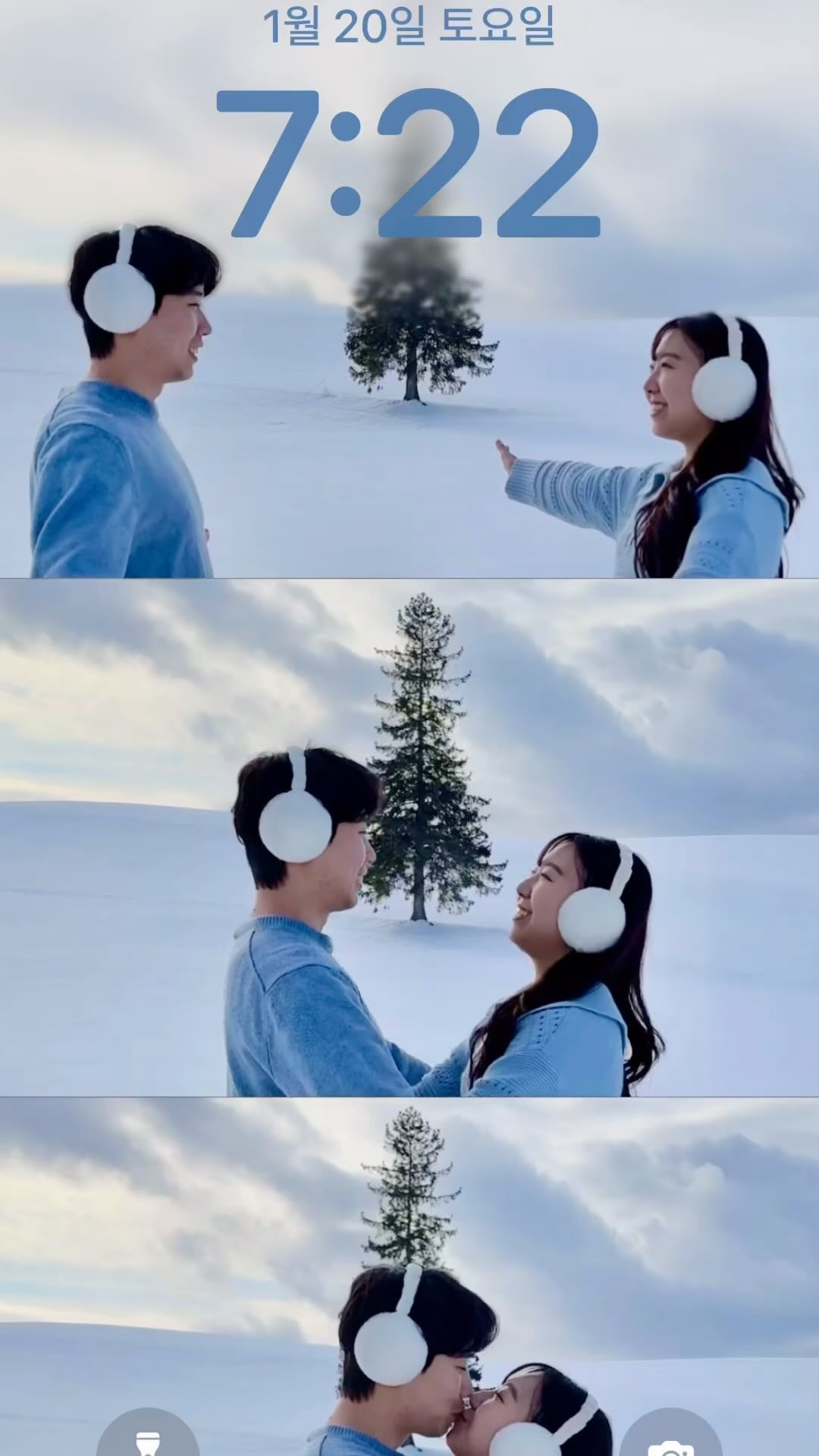 겨울에 찍어야하는 3분할 커플사진❄️

영상 캡처본으로 만들어본 3분할 커플사진🤍
인스타 스토리 기능으로 만들어보았습니다🤍
혹시나 모르시는 분들을 위해 방법 공유드려요🤍
눈이 오는 겨울에는 3분할 사진으로 배경화면 go🤍

👩‍❤️‍👨3분할 커플사진 만드는 법
1️⃣인스타 스토리를 클릭
2️⃣3분할 레이아웃 선택
3️⃣영상 캡처본을 하나씩 넣기
4️⃣완성되면 스토리 상단에 있는 저장버튼을 눌러 저장
5️⃣다운받은 사진으로 핸드폰 배경화면으로 설정

#비에이투어 #삿포로여행 #비에이여행 #비에이크리스마스트리 #커플사진 #커플사진포즈 #커플배경화면