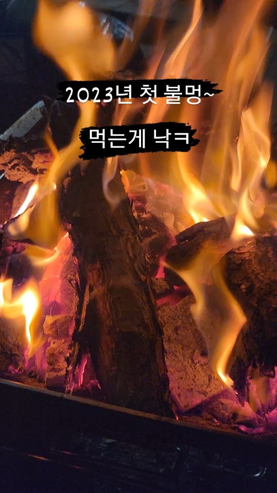 2023년 첫 불멍~
먹고 먹고 또 먹고
#불멍 #고래불해수욕장 #캠핑