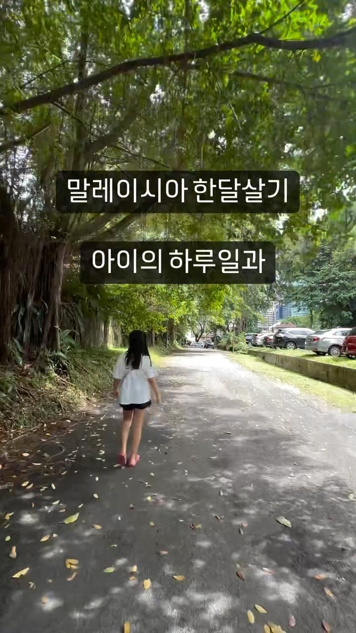 .
#말레이시아한달살기

아이의 하루일과편

아침에 일어나 밥을 먹고 
한국에서 가져온 문제집으로 
아침공부 조금하고 논다.

점심을 간단히 먹고 
영어수업을 2시간 한다.

영어수업후 동네산책하기
더워서 망고스무디 사먹기

동네에서 저녁먹고 귀가

수영으로 운동하기

씻고 꿈나라로☺️

특별한것도 없고,
타이트한 스케쥴이 아니지만
하루가 짧은 느낌이다.

오늘하루도 그렇게 지나간다~

#쿠알라룸푸르한달살기
#말레아시아여행