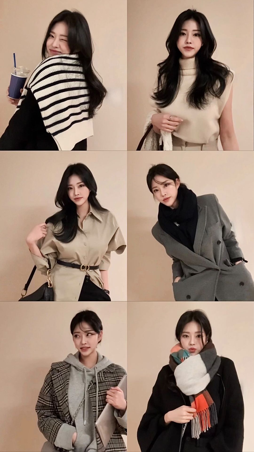 눈 펑펑 주말입니다아☃️❄️ 
2023년 마지막주 일주일 출근룩 완성
