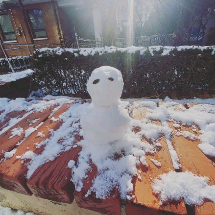 #눈사람 #오리눈사람🐥☃️ #날씨좋아☀️ #기분좋은날