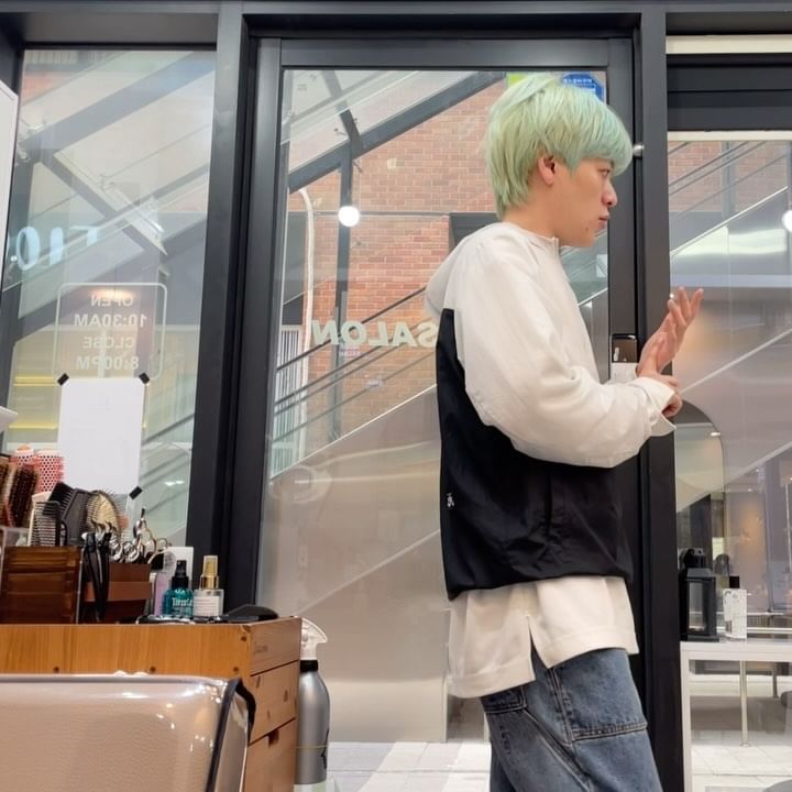 아노락을 입을수 있는 계절. 봄