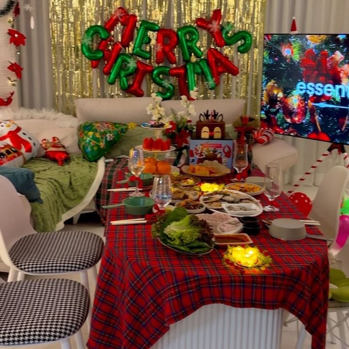 칭찬 가득했던 우리집 #크리스마스파티 🎄