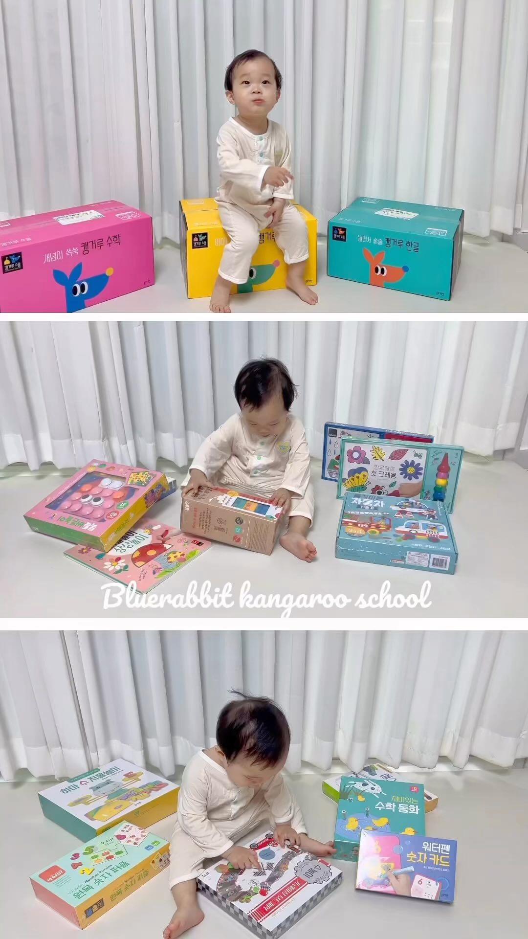 #블루래빗캥거루스쿨서포터즈
⠀⠀⠀
로운이가 
블루래빗 캥거루스쿨 서포터즈4기♥
함께하게 되었어요*⸌☻ັ⸍*
⠀⠀⠀
블루래빗은 모두들 아시다시피 국민전집,
어느집에가도 블루래빗 다 있다 할정도로
유명한 아이들의 출판사죠!˃ᴗ˂
⠀⠀⠀
너무너무 갖고싶어 한 블루래빗을
이모들에게 소개할 수 있게 되었어요◡̈
⠀⠀⠀
블루래빗 캥거루스쿨은,
놀면서 술술 캥거루한글
개념이 쏙쏙 캥거루수학
아이디어가 팡팡 캥거루창의
3가지의 주제로 나뉘어져있어요.ᐟ.ᐟ
⠀⠀⠀
아이 교육 어떻게 해야할지,
책은 어떻게 읽어줘야할지
뭘 알려주면 좋을 지 고민되신다면
앞으로 로운이가 블루래빗 캥거루스쿨과 함께
모두 - 다 알려드리겠습니당୧⃛(๑⃙⃘◡̈๑⃙⃘)୨⃛
⠀⠀⠀
⠀⠀⠀