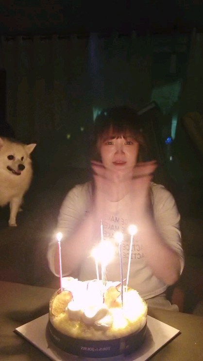 #bday🎉 
케이꾸 고마웡 🎂
생일축하해줘서 고마워요..♡