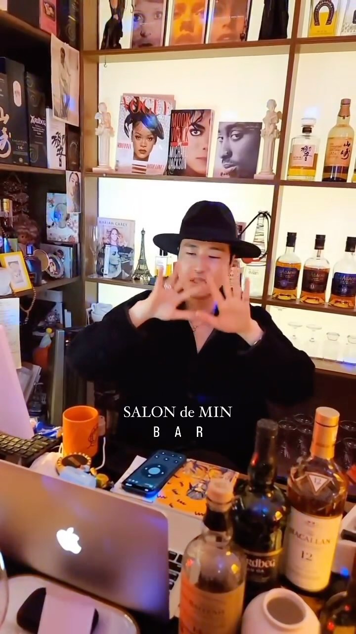 놀러와 @salondemin_seoul 🩵💋