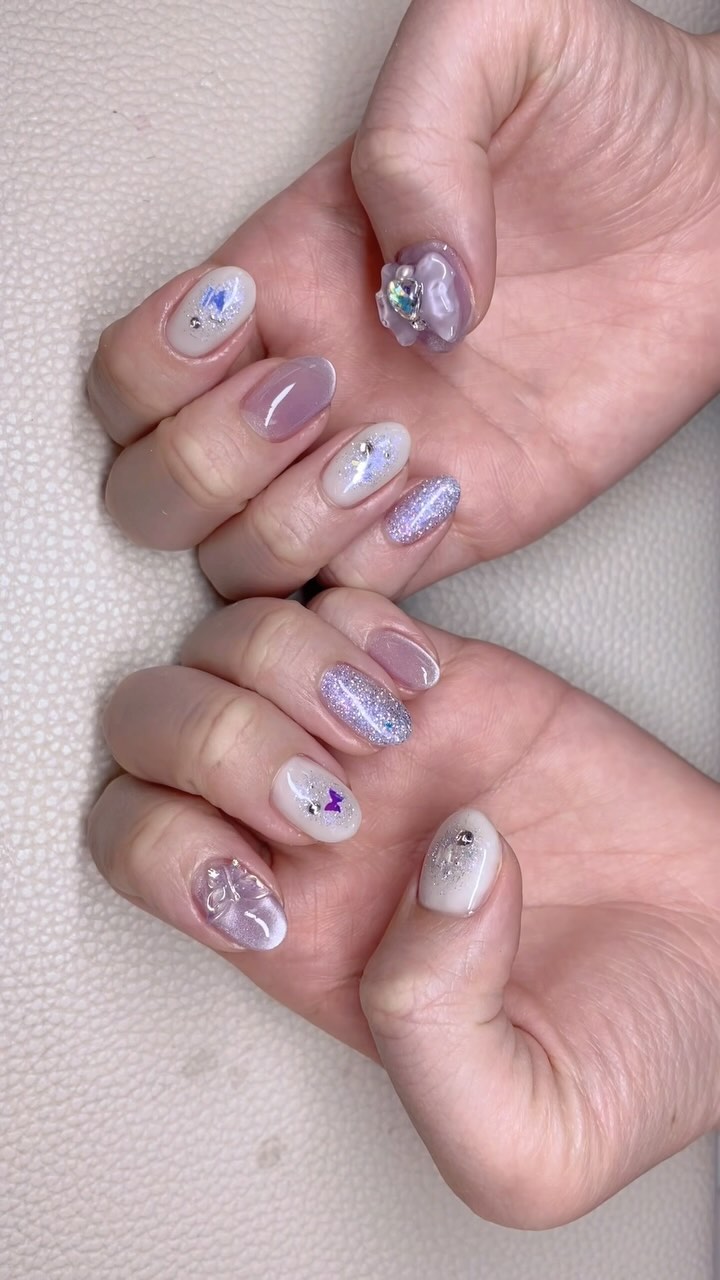 생일기념 NEW nail🩷💜