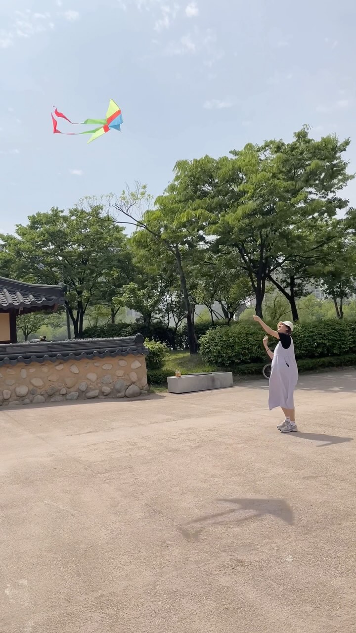 추억의 #연날라기 🪁