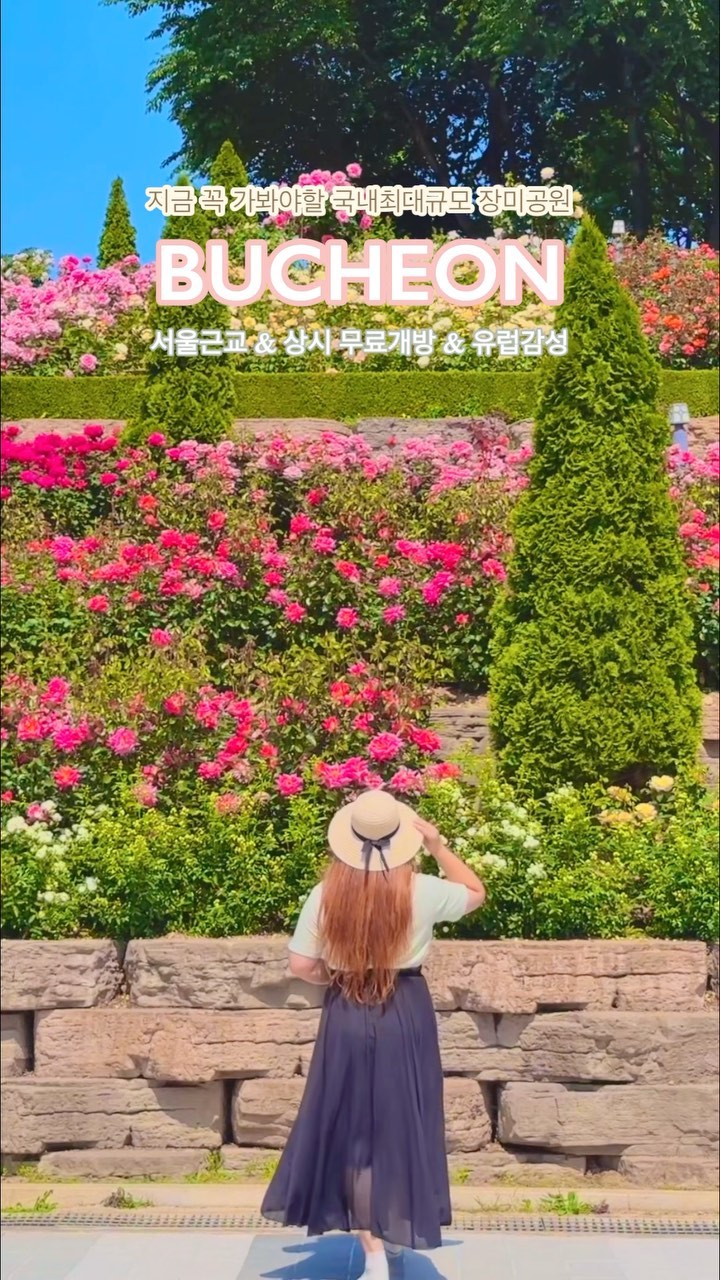 서울 근교의 국내최대규모 장미공원⁉️

부천 백만송이장미축제가 임박한 오늘 !!
단일 장미공원으로는 국내최대라는 백만송이장미원의
실시간 개화 상황을 담아왔어요🙌🏻

🌹2024 부천 백만송이 장미축제
✅ 2024. 5. 25.(토) ~ 6. 9.(일)
✅ 부천도당근린공원 백만송이장미원
✅ 상시개방, 무료입장

실제 축제는 내일부터이지만 이미 거의 만개한 상황으로
서울 근교이면서 무료입장에 주차장도 있어서
평일에도 사람이 정말 많더라구요🥲

상시개방이기 때문에 주말에 가시는 분들은
새벽같이 도착하셔서 사람 적을 때
예쁜 풍경 담아보시는 것을 추천드려요😍

#백만송이장미원 #부천백만송이장미원 #장미축제 #부천장미축제 #장미정원 #여행스타그램 

Copyright (C) ⓒ by @travelwithsera .
All pictures cannot be copied without permission.