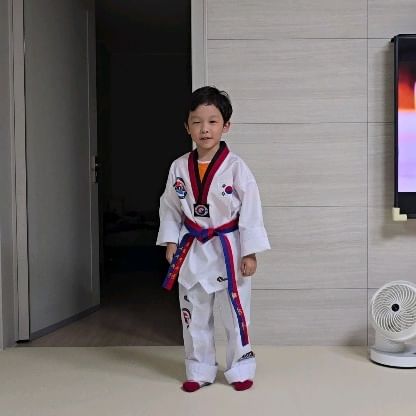 그렇게 다니고 싶다는 태권도 ㅋㅋ
잘다녀♡ #mta태권도